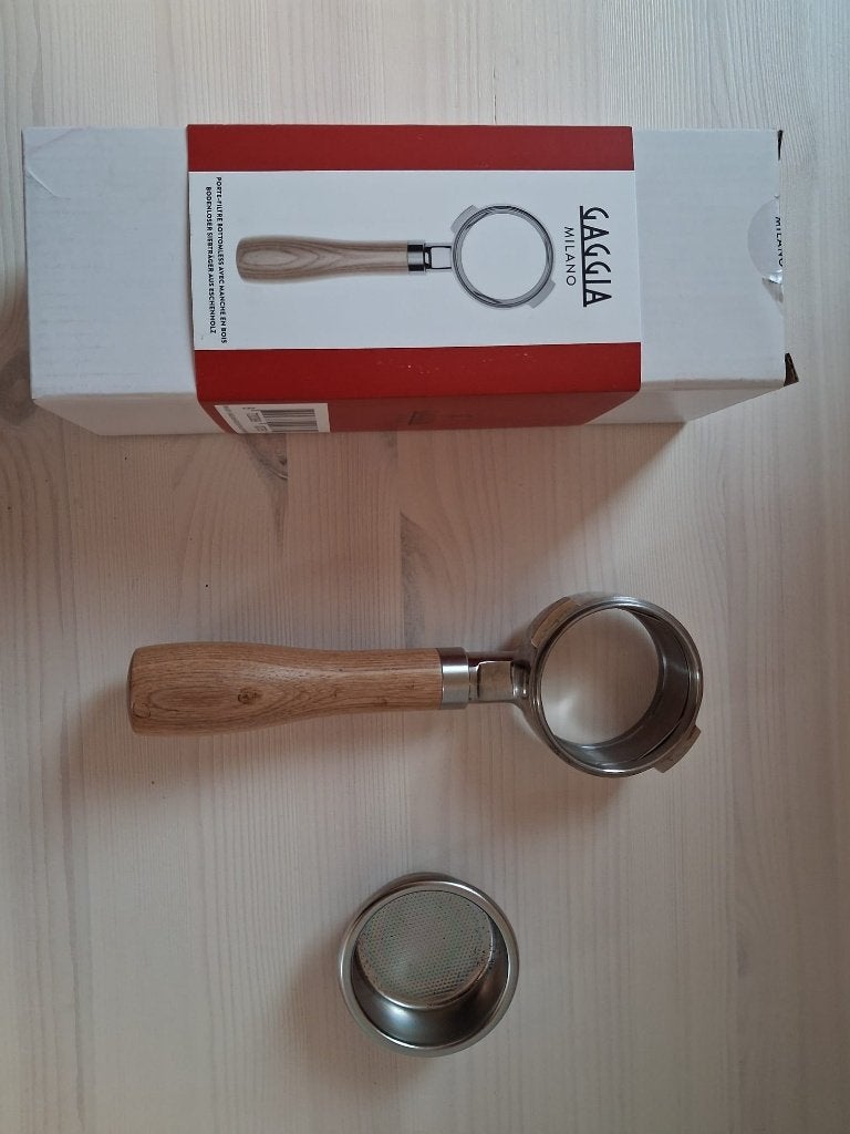 Gaggia portafilter (open), Witgoed en Apparatuur, Ophalen of Verzenden, Zo goed als nieuw, Overige merken, Barista-accessoire