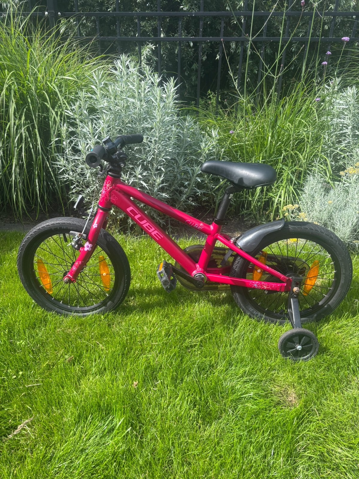 Prachtige Cube Cubie 160 meisjesfiets 16 inch fiets roze, Ophalen, Terugtraprem, 16 tot 20 inch, Aluminium