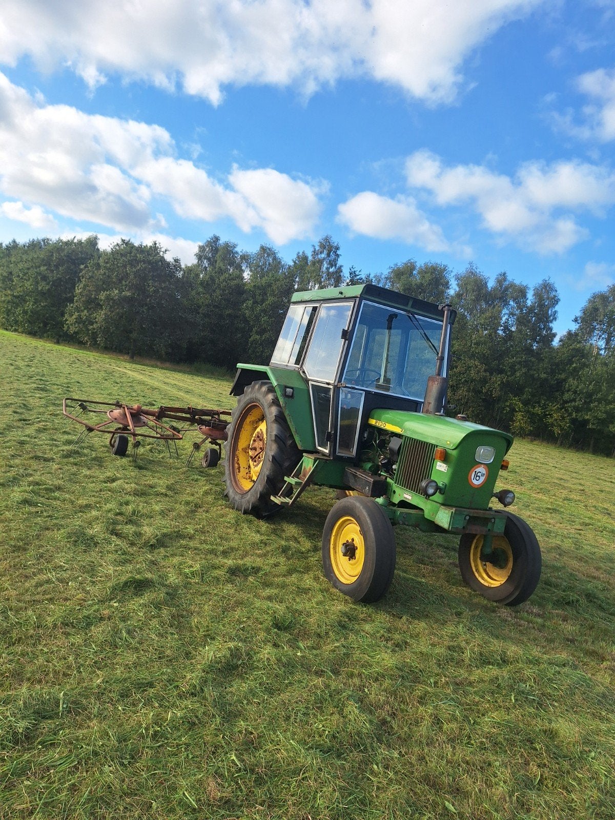 John Deere 2130 van eerste eigenaar, 8900 uur, Gebruikt, Tot 80 Pk, 7500 tot 10000, Ophalen