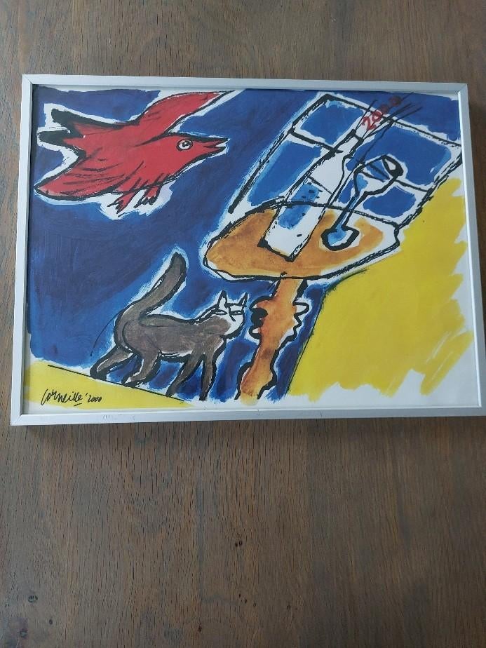 Corneille Kunstwerk, Antiek en Kunst, Kunst | Litho's en Zeefdrukken, Verzenden