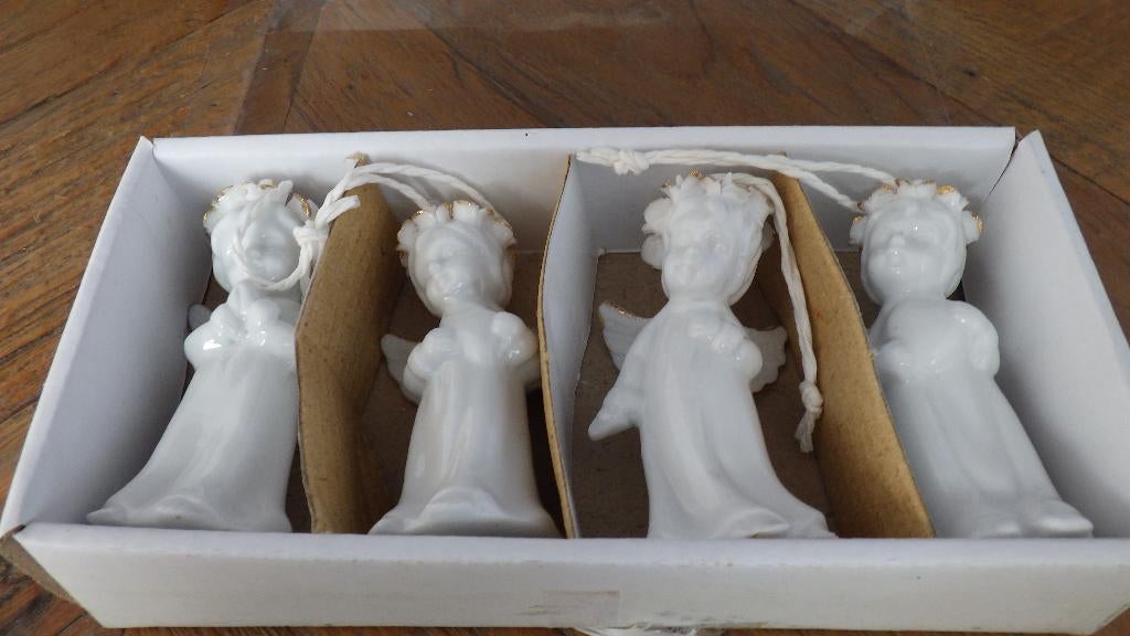 4 mooie kersthangertjes, Ophalen of Verzenden, Gebruikt