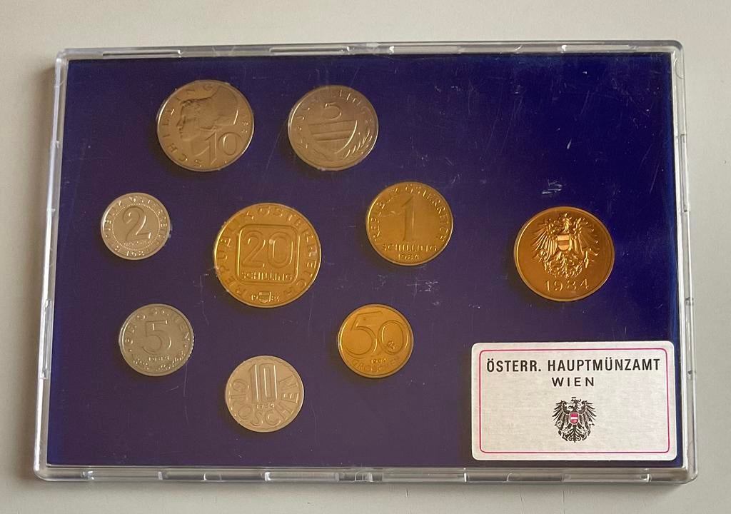 Munten - Oostenrijk Jaarset 1984 - UNC / FDC., Ophalen of Verzenden, Oostenrijk, Setje