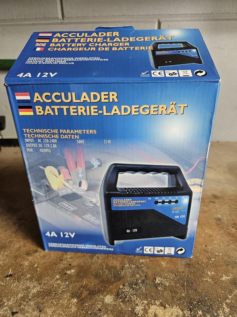 Acculader, Ophalen, Gebruikt