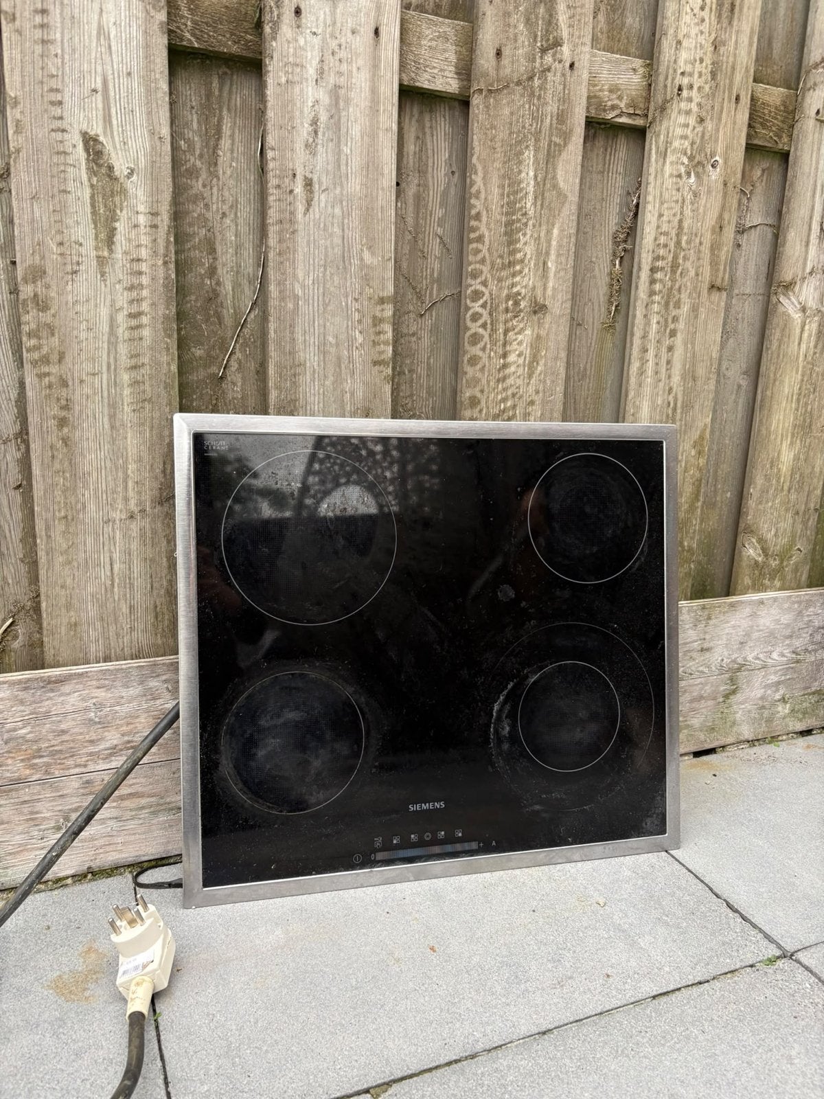 Siemens Keramische Kookplaat - 4 Kookzones, Ophalen, Gebruikt, Keramisch, 4 kookzones
