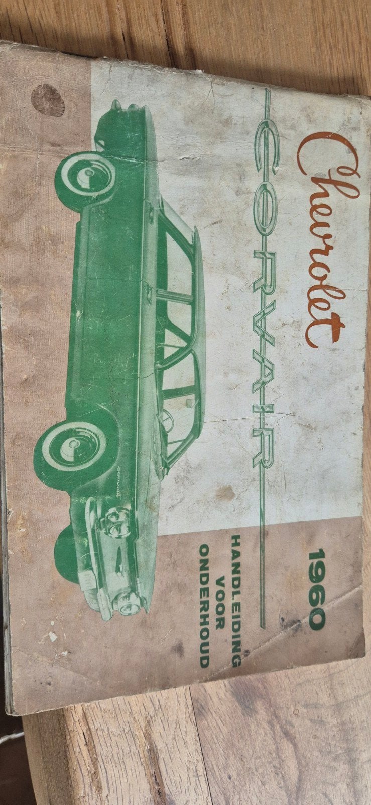 handleiding voor Chevrolet Corvair 1960, Ophalen of Verzenden