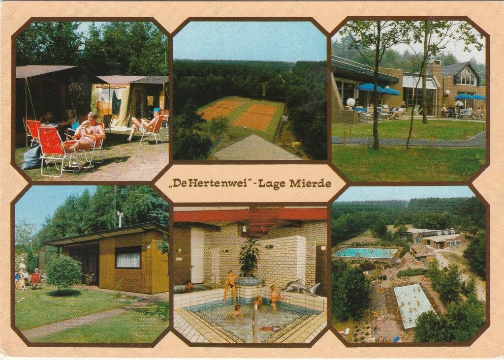 LAGE MIERDE De Hertenwei Vakantiecentrum, Verzamelen, Ansichtkaarten | Nederland, Verzenden, 1980 tot heden, Gelopen, Noord-Brabant