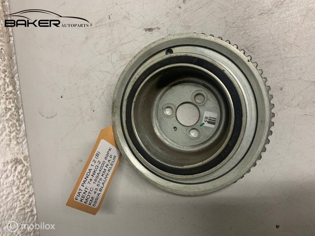 Krukaspoelie Fiat Panda II ('03-'11) 169A4000, Gebruikt, Fiat, Ophalen of Verzenden, Fiat