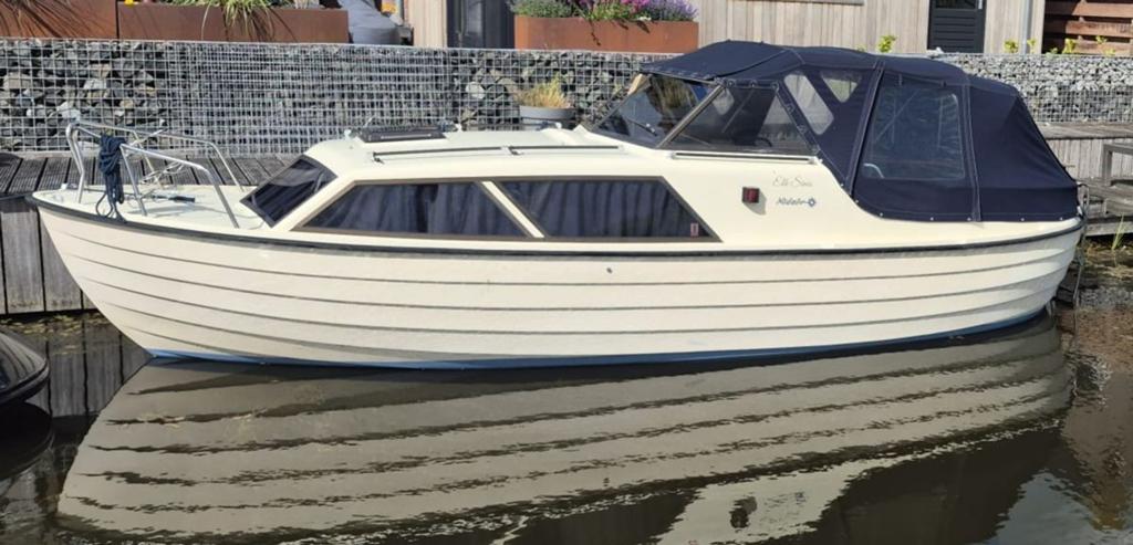 Nidelv 24 Spitsgatter met rondzit - Zeewaardig en Compleet!, Ophalen, Gebruikt, Diesel, 80 cm