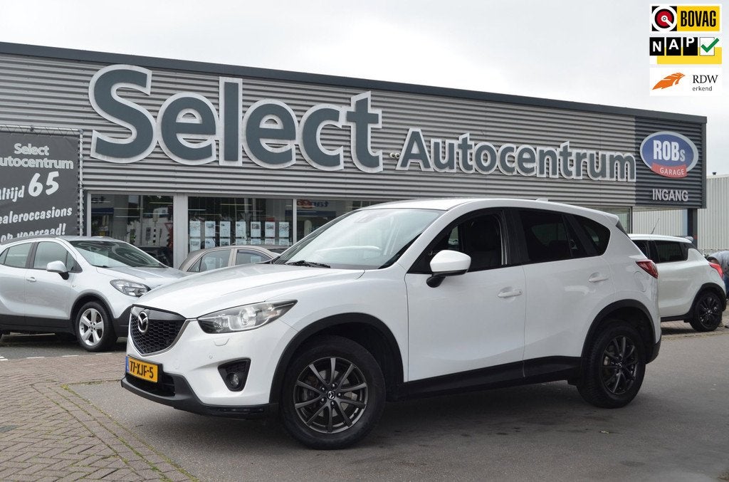 Mazda CX-5 2.0 TS+ Lease Pack 2WD|XENON|NAVI|STOELVERW.|SENS, Auto's, Voorwielaandrijving, 4 cilinders, Wit, Origineel Nederlands