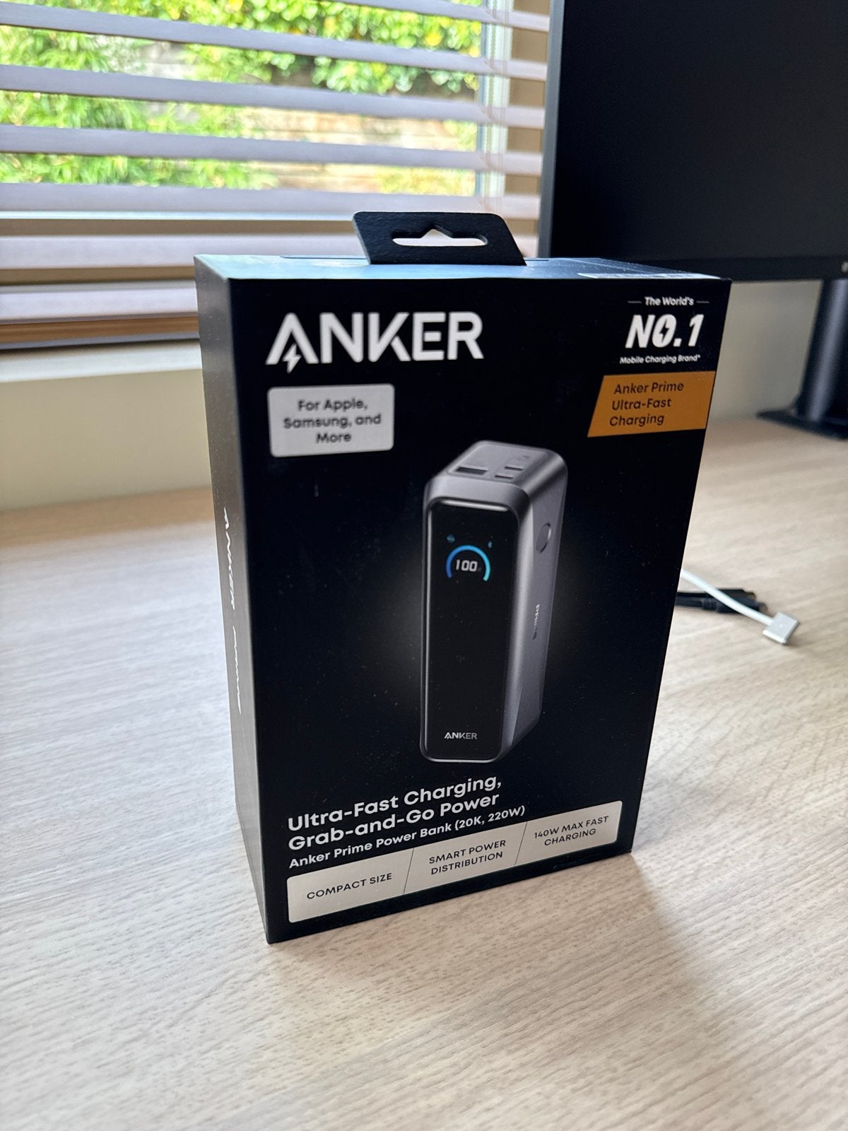 Anker Prime Powerbank 20K, 220W - Ultra-Fast Charging, Anker, USB-C, Nieuw, Ophalen of Verzenden