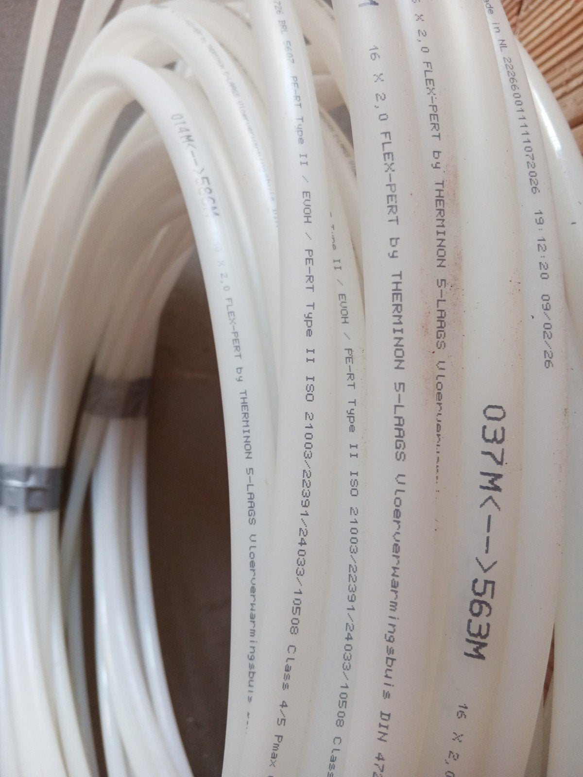 Vloerverwarmingsbuis 16x2.0 FLEX-PERT (5-laags), Ophalen, Overige materialen, Minder dan 20 mm, 6 meter of meer