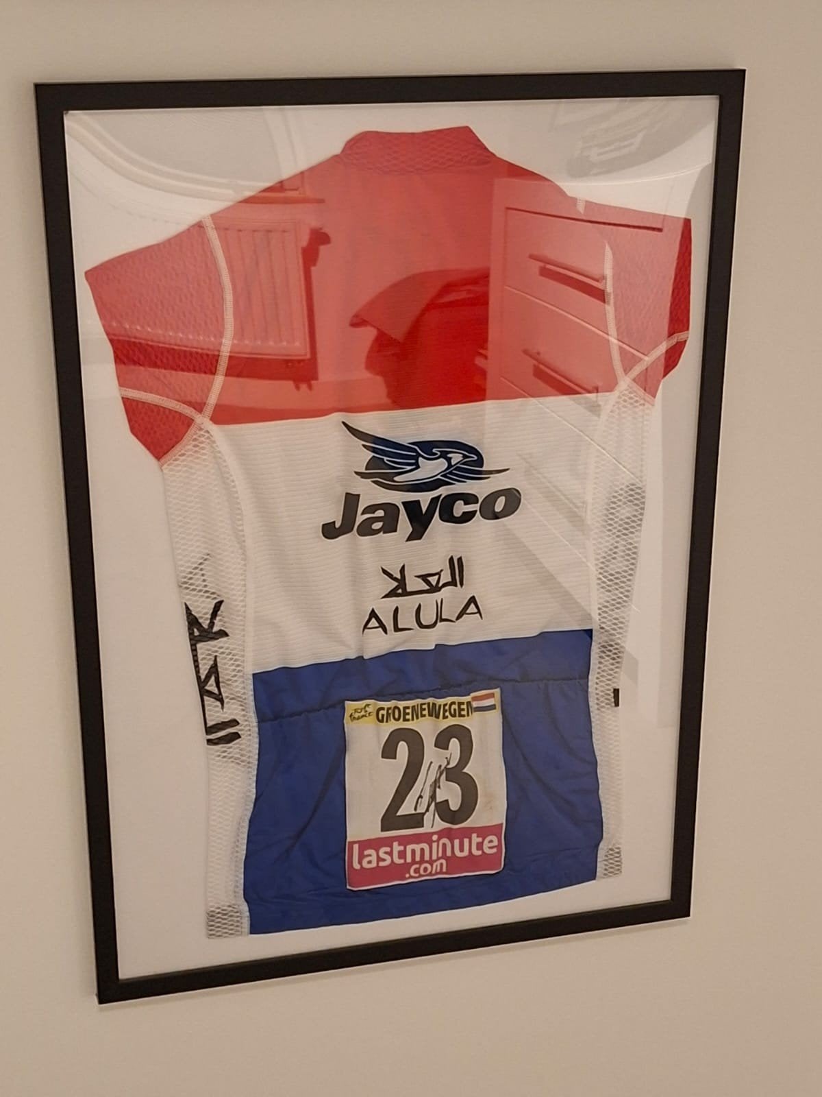 Gesigneerd NK TDF wielrenshirt Groenewegen, Ophalen of Verzenden, Nieuw, Kleding