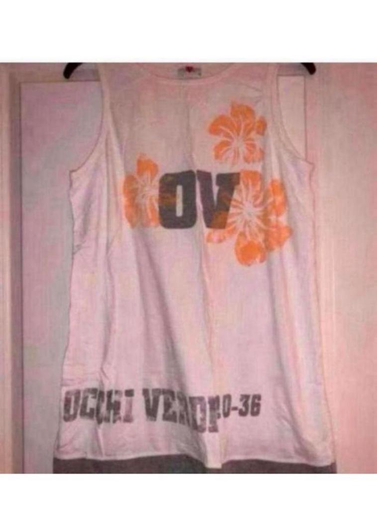 Jurk Occhi Verdi La Perla Maat M, Ophalen of Verzenden, Gedragen, Maat 38/40 (M), Wit