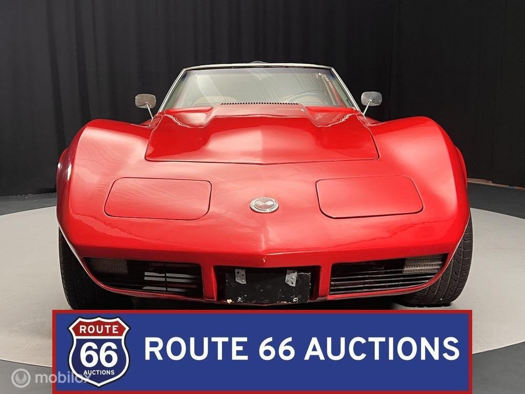 Chevrolet Corvette C3 Stingray | 1974 | Route 66 Auctions, Overige carrosserieën, Chevrolet, Zwart, Bedrijf