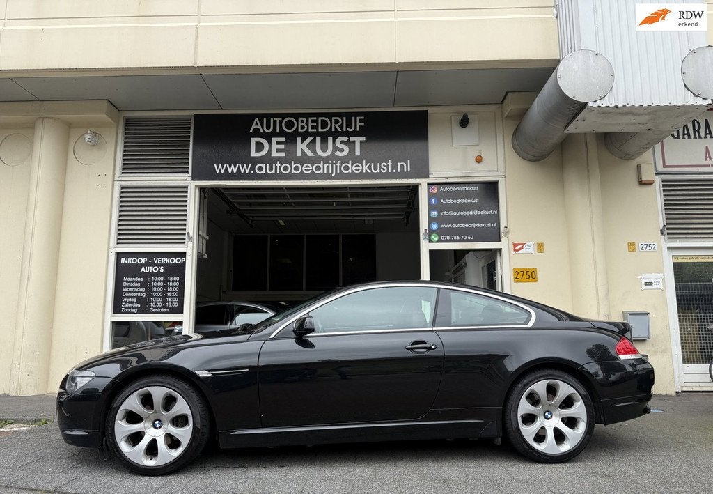 BMW 6-serie 630i AUT 2006 Leder Navi Clima, Automaat, Achterwielaandrijving, Gebruikt, Euro 4