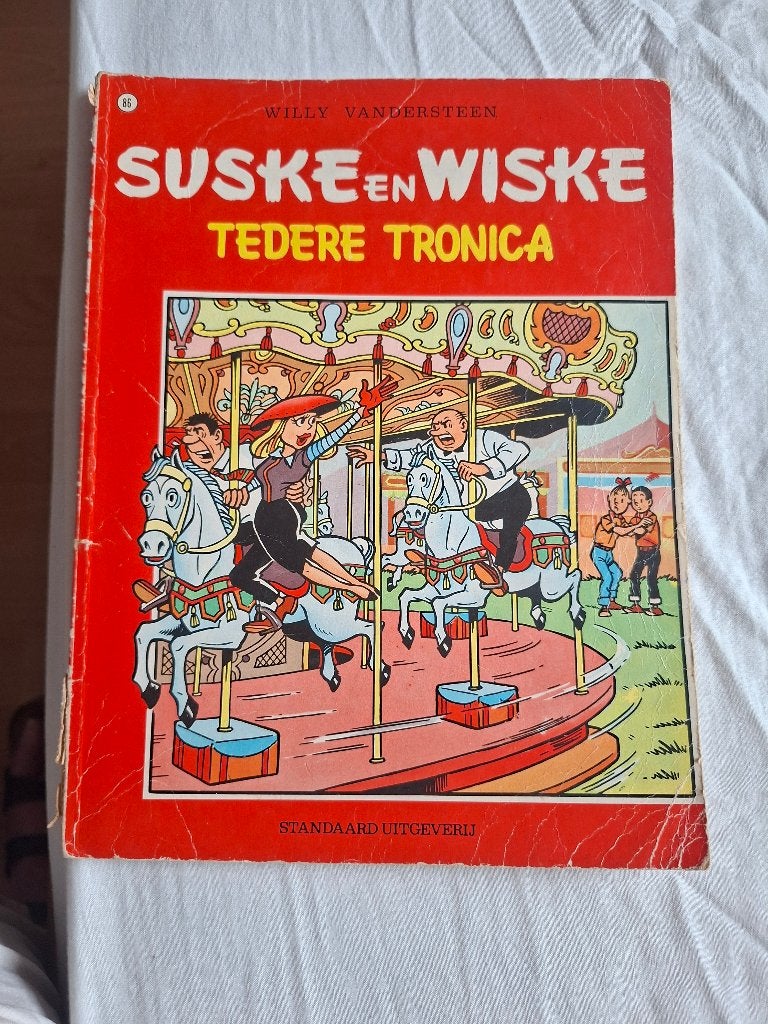 Suske en Wiske, tedere tronica, Eén stripboek, Ophalen of Verzenden