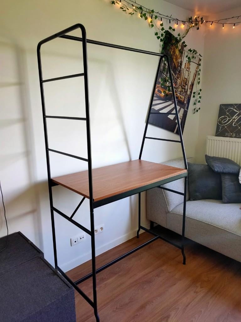 Ikea Haverud bar stelling  meubel rek bureau ladder . ZGAN!, Huis en Inrichting, Ophalen, Zo goed als nieuw