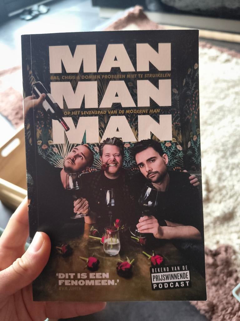 Man Man Man: Op het levenspad van de moderne man, Ophalen of Verzenden, Gelezen, Bas, Chris & Domien, Nederland