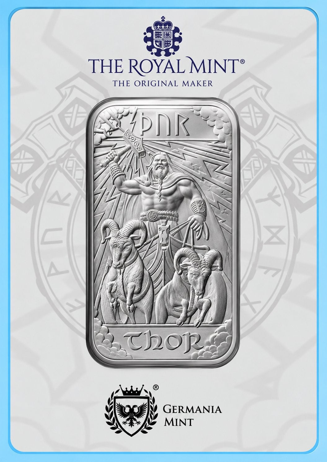 Thor 2025 1oz Silver Royal Mint Germania Norse Gods 🇳🇴, Ophalen of Verzenden, Zilver