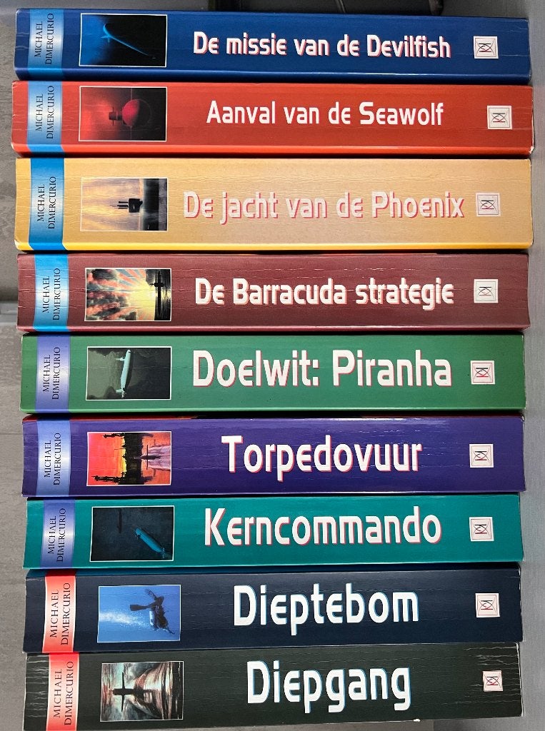 Onderzeeboot verhalen Michael Dimercurio, Ophalen, Gelezen, Michael Dimercurio, Nederland