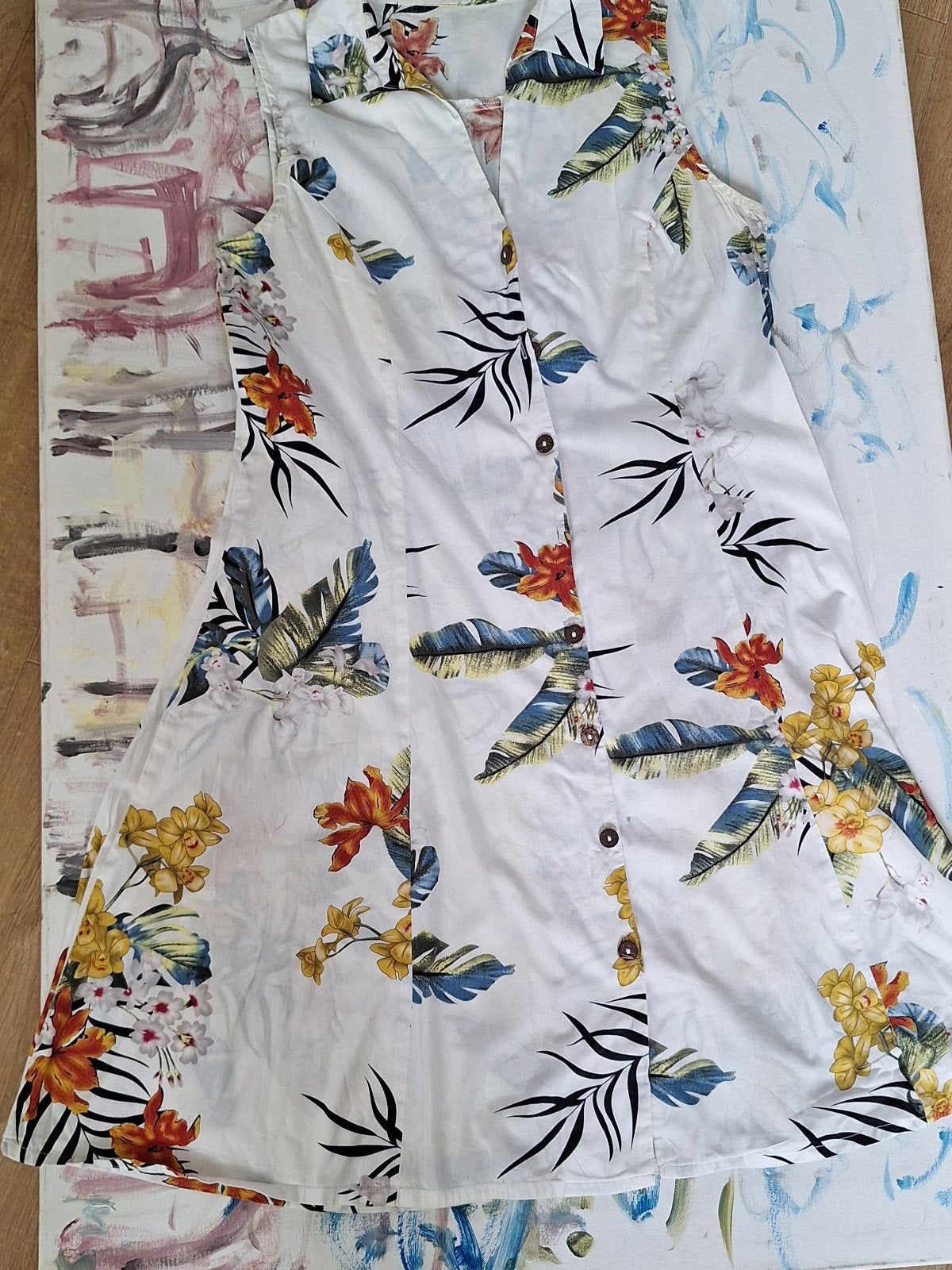 Minijurkje met tropische print - Sweet Miss, Meerkleurig, Maat 42/44 (L), Ophalen of Verzenden, Sweet Miss