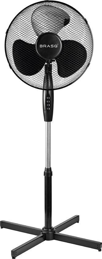 Statiefventilator waaier 40 cm. – 3 snelheden - 40 Watt, Witgoed en Apparatuur, Ventilatoren, Ophalen of Verzenden, Zo goed als nieuw