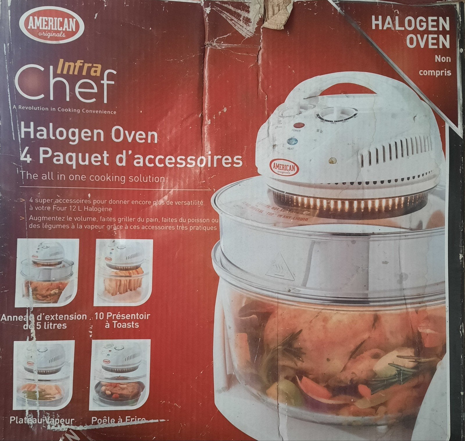 American Originals Infra Chef Halogeenoven - Nieuw in doos, Minder dan 45 cm, Overige merken, Nieuw, Vrijstaand