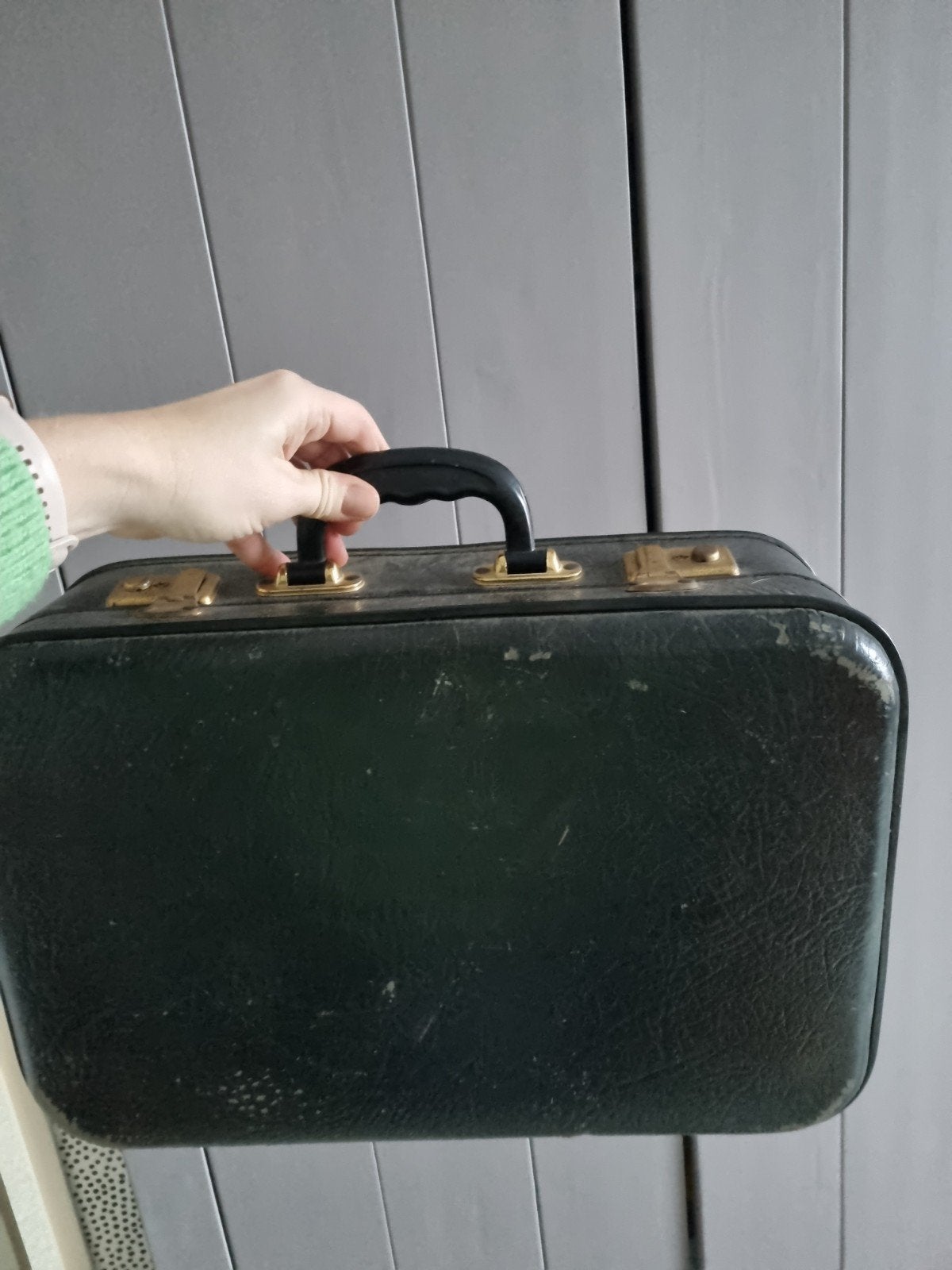 Vintage Le Jan koffer KLM Lejan, Ophalen of Verzenden, Gebruikt, Overige materialen