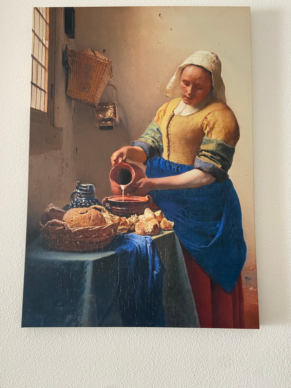 De Nachtwacht en Het Melkmeisje - Canvas Prints, Antiek en Kunst, Ophalen, Doek, Portret of Personen, Klassiek