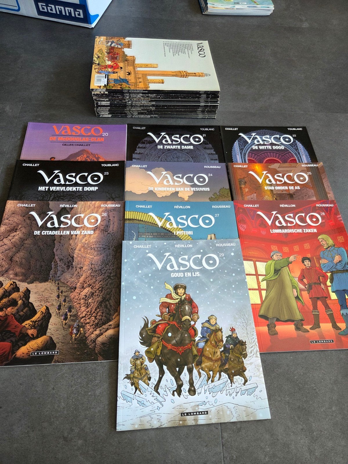 Vasco - Complete serie 1 tm 29, Complete serie of reeks, Ophalen of Verzenden, Gelezen