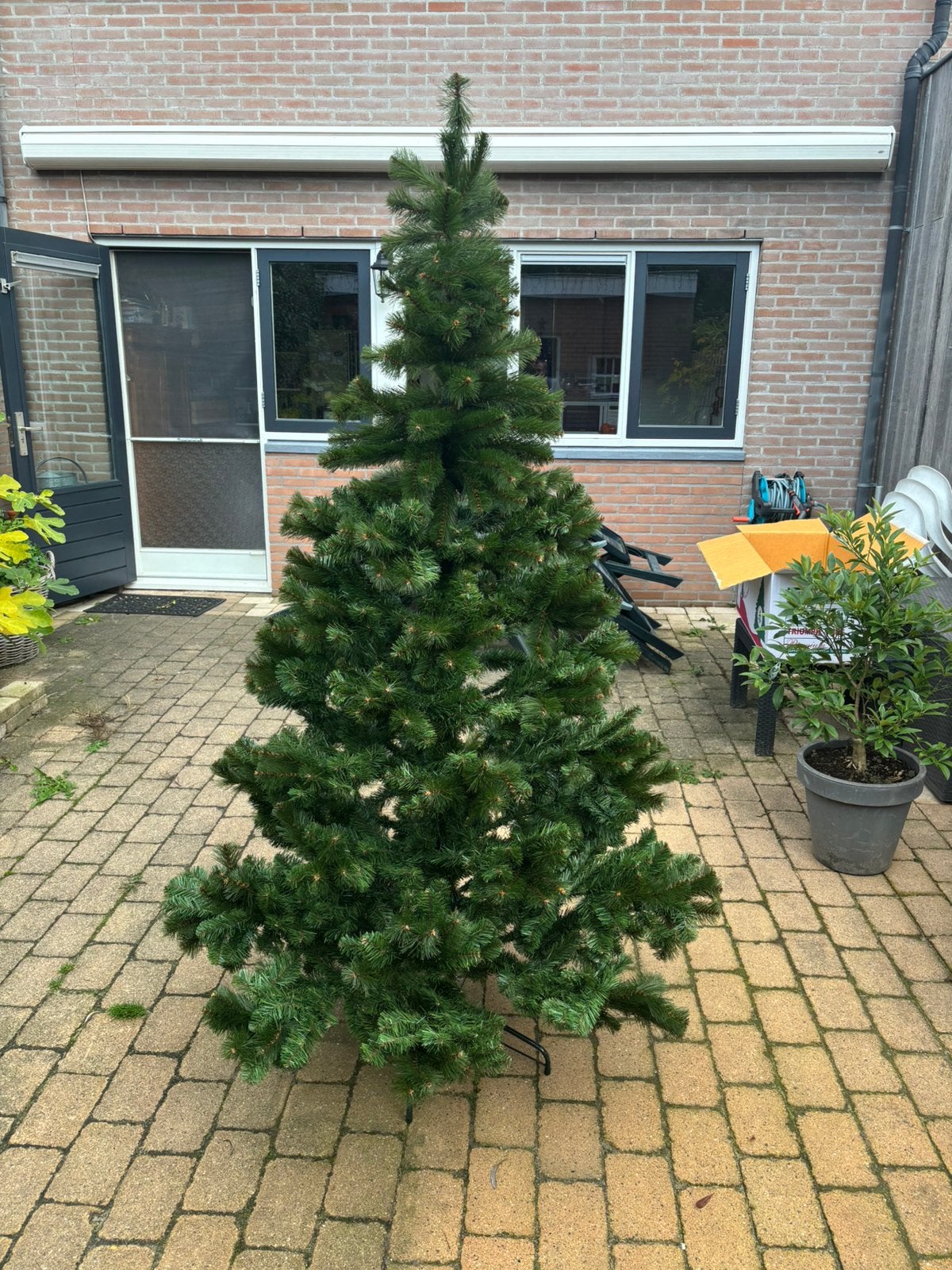kerstboom 215 cm hoog, Ophalen of Verzenden