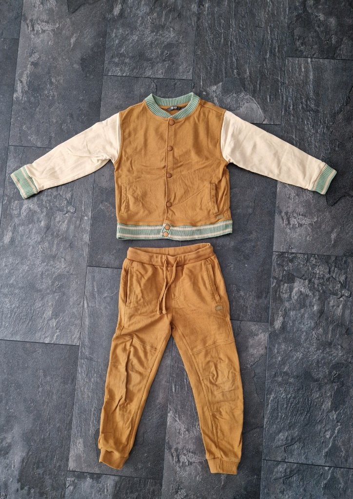 Quapi Joggingpak maat 110 / 116, Kinderen en Baby's, Kinderkleding | Maat 110, Verzenden, Zo goed als nieuw, Quapi, Jongen