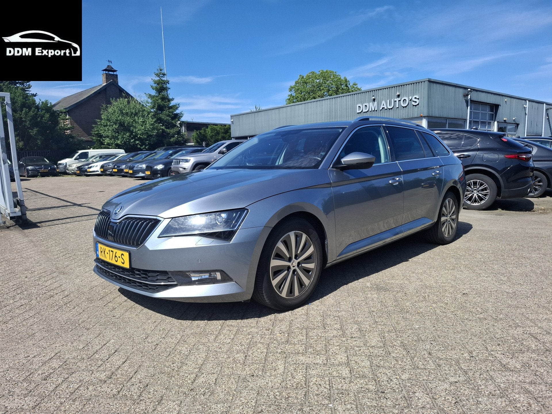 Skoda Superb Combi 1.6 TDI Greenline Business | Clima | Navi, Auto's, Voorwielaandrijving, Parkeersensor, Stof, Gebruikt