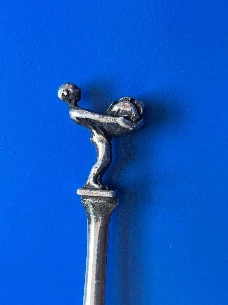 verzilverd Theelepeltje - Boeskool - Oldenzaal, Theelepel, Gebruikt, Keltum, Los bestek