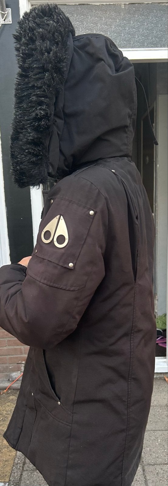 MOOSE KNUCKLES Jas, Ophalen of Verzenden, Gedragen, Maat 46 (S) of kleiner, Zwart