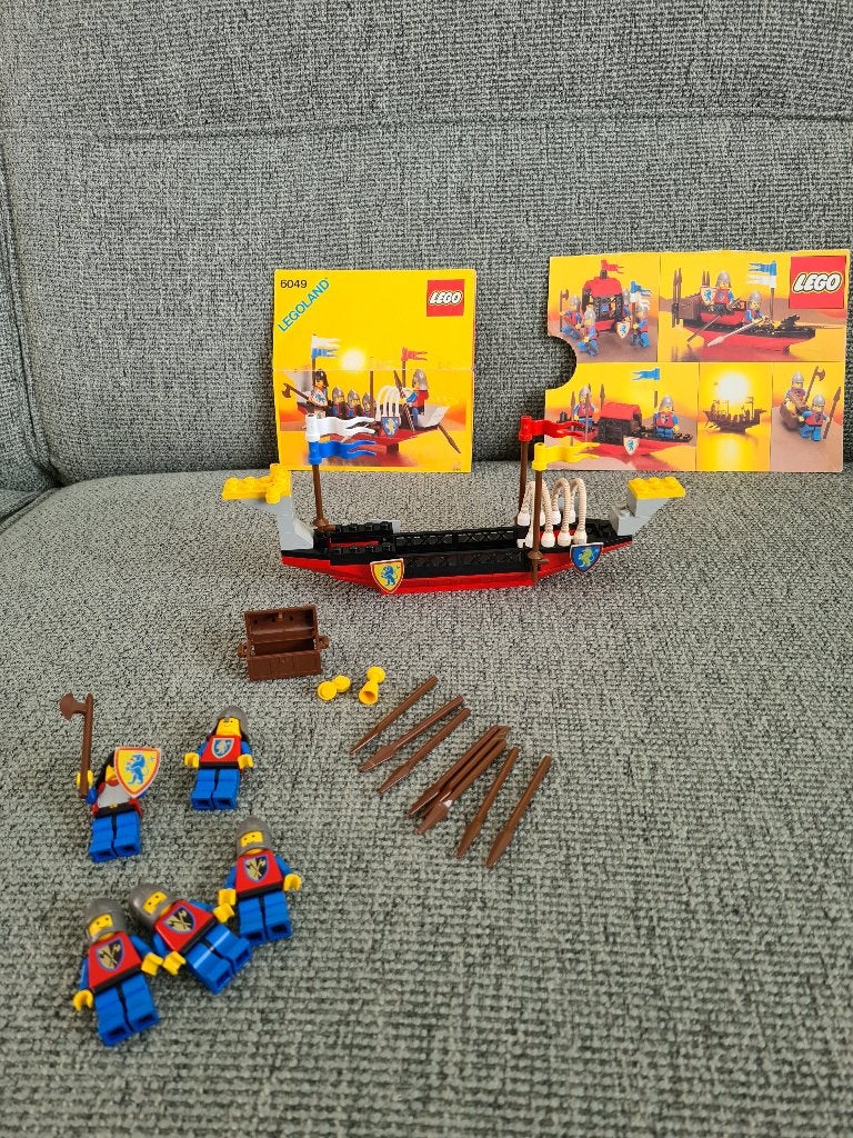 Lego 6049 Viking Voyager castle ridders boot drakenboot, Lego, Gebruikt, Verzenden, Lego
