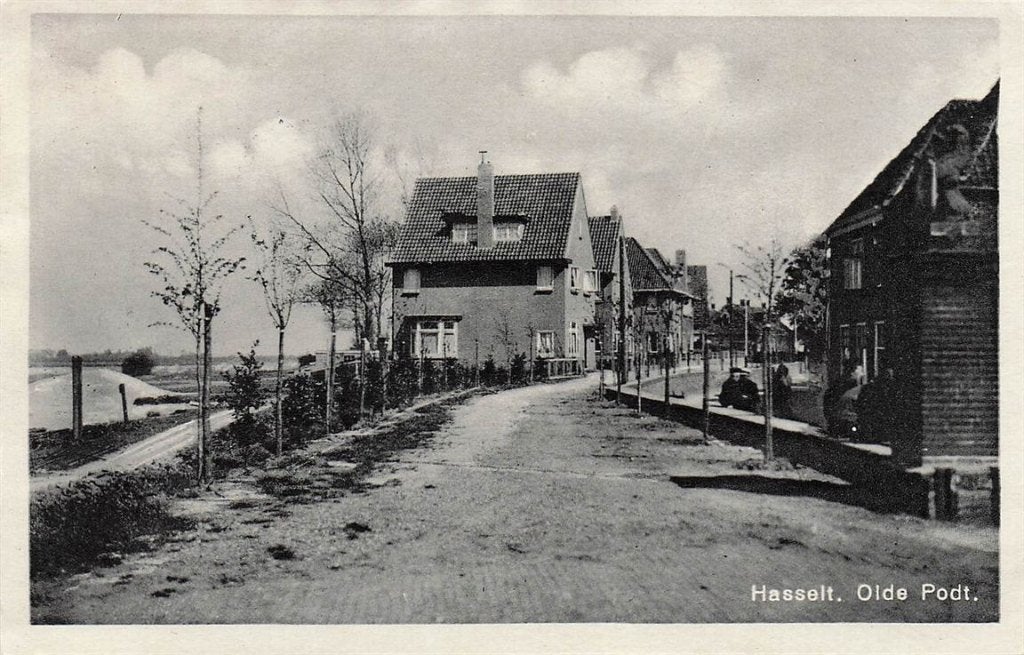 702-384-027 Hasselt Olde Podt, Verzamelen, Ansichtkaarten | Nederland, Verzenden, Voor 1920, Overijssel
