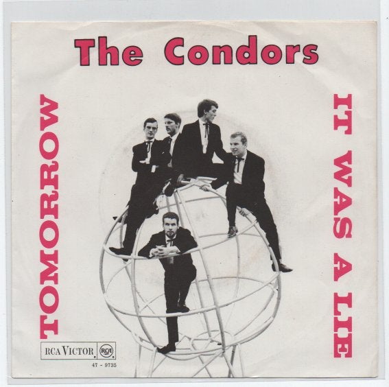 Nederbeat- The Condors- Tomorrow/ It was a Lie, Gebruikt, Verzenden, 7 inch, Fotohoes