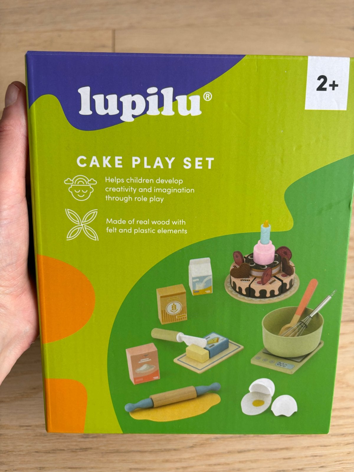 Lupilu Houten Taart Speelset - Nieuw in doos, Ophalen of Verzenden, Nieuw, Overige typen