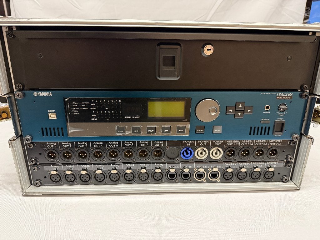 Yamaha DME24N – incl. patchpaneel & robuuste flightcase, Muziek en Instrumenten, Ophalen, Gebruikt, Overige typen