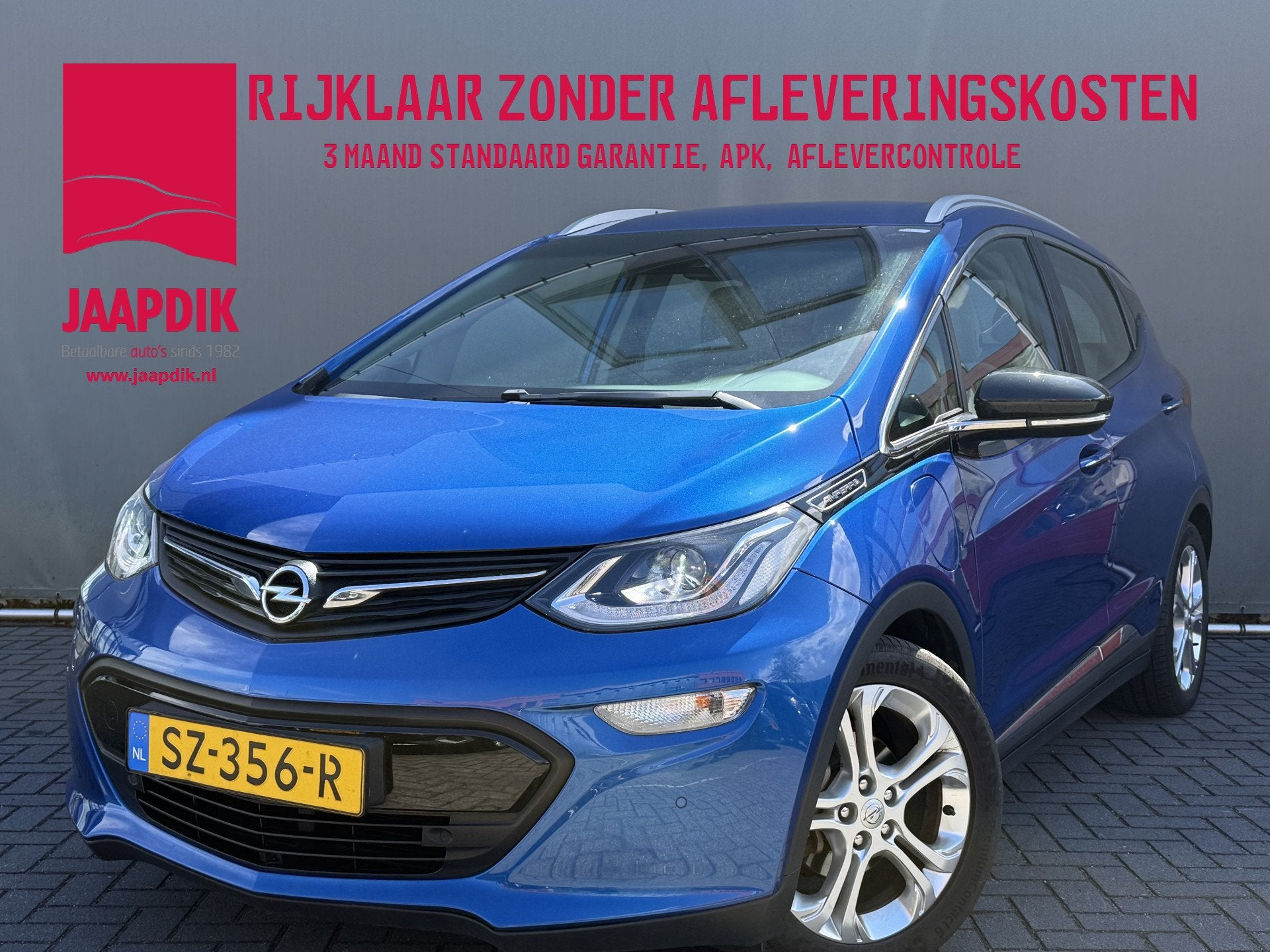 Opel Ampera-E BWJ 2018 60 kWh 204 PK Business executive STOE, Auto's, Blauw, 380 km, 204 pk, Te koop