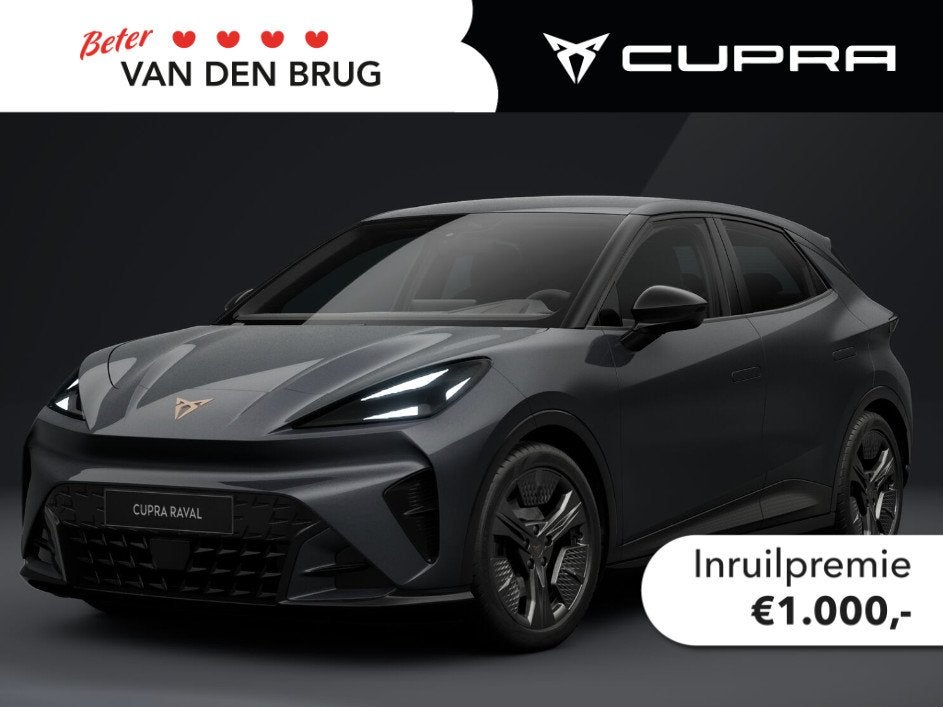 CUPRA Raval Essential 56 kWh 211 PK | Adaptieve Cruise Contr, Auto's, Stof, 1610 kg, Overige modellen, 56 kWh