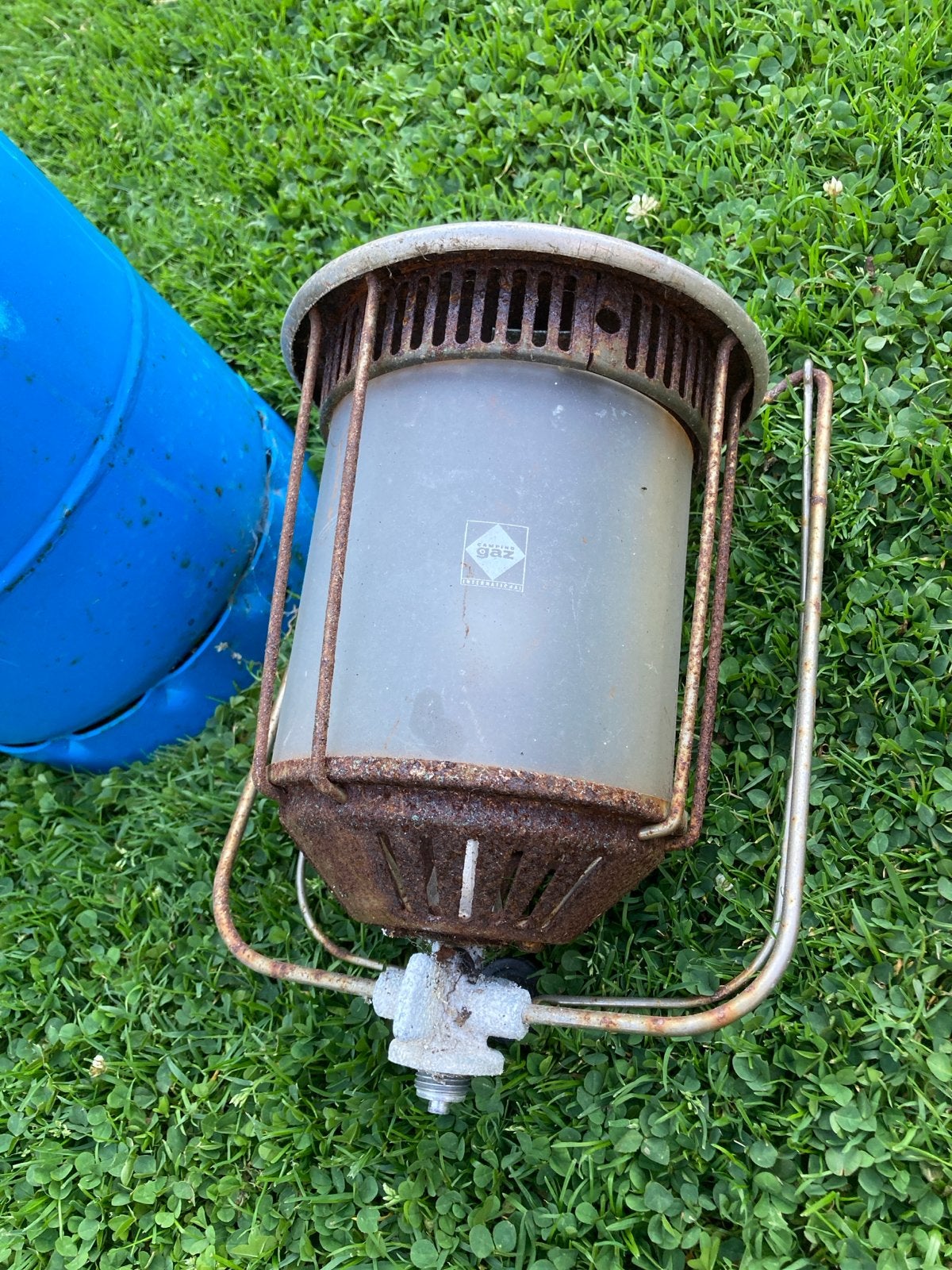 Campingaz lampen (2 stuks) - Veel licht en warmte, Ophalen of Verzenden, Gebruikt