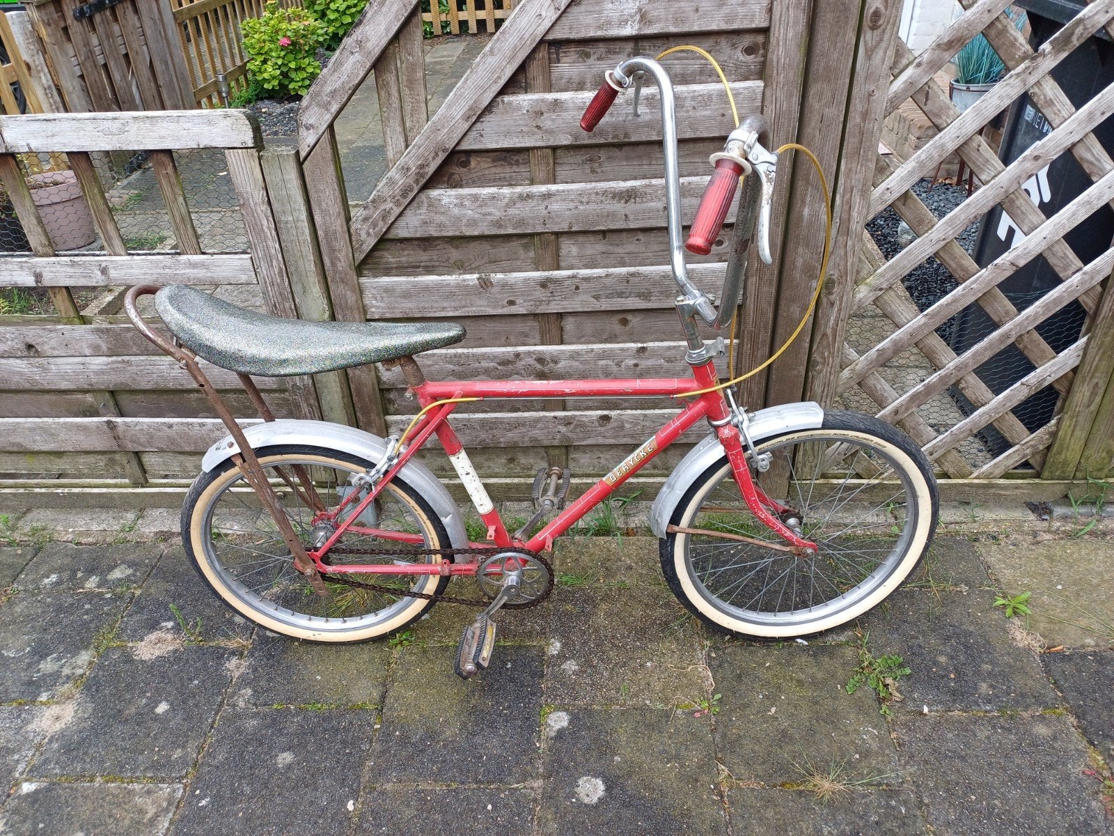 Vintage Radiant/De Rycke  Chopper Bonanzarad, Fietsen en Brommers, Gebruikt, Staal, Velgrem, Radiant