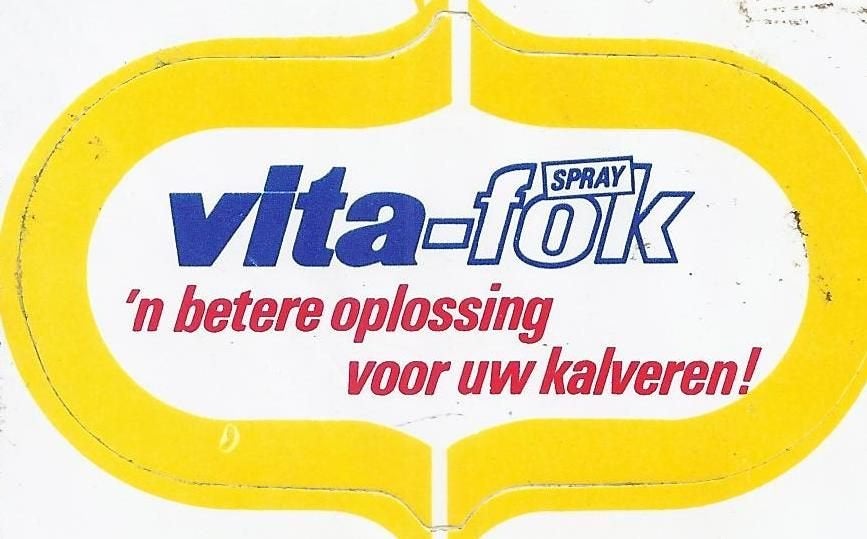 So299 sticker vita fok spray een betere oplossing, Ophalen of Verzenden, Zo goed als nieuw