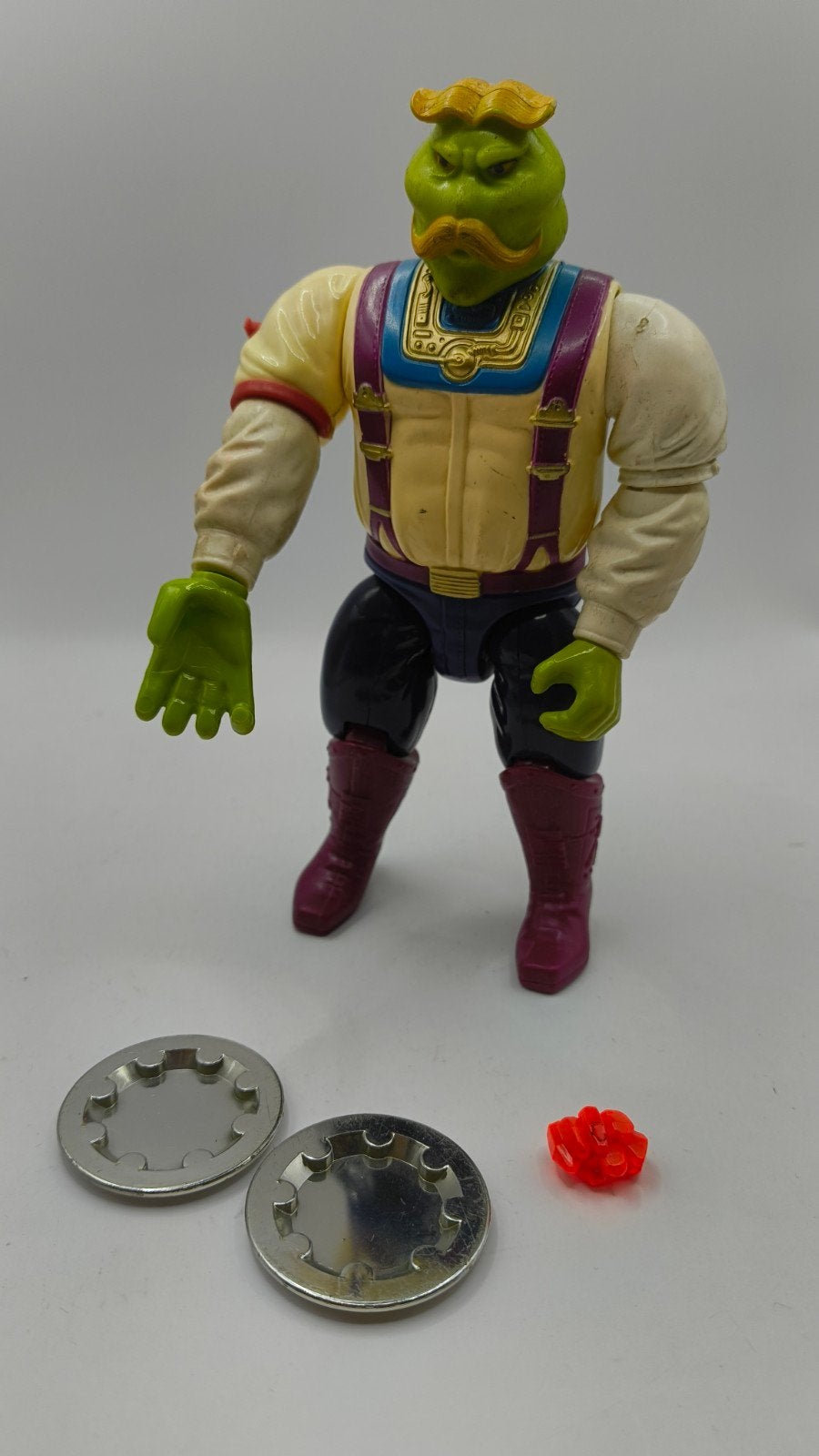 Vintage Bravestarr Handlebar Actiefiguur, Gebruikt, Ophalen of Verzenden