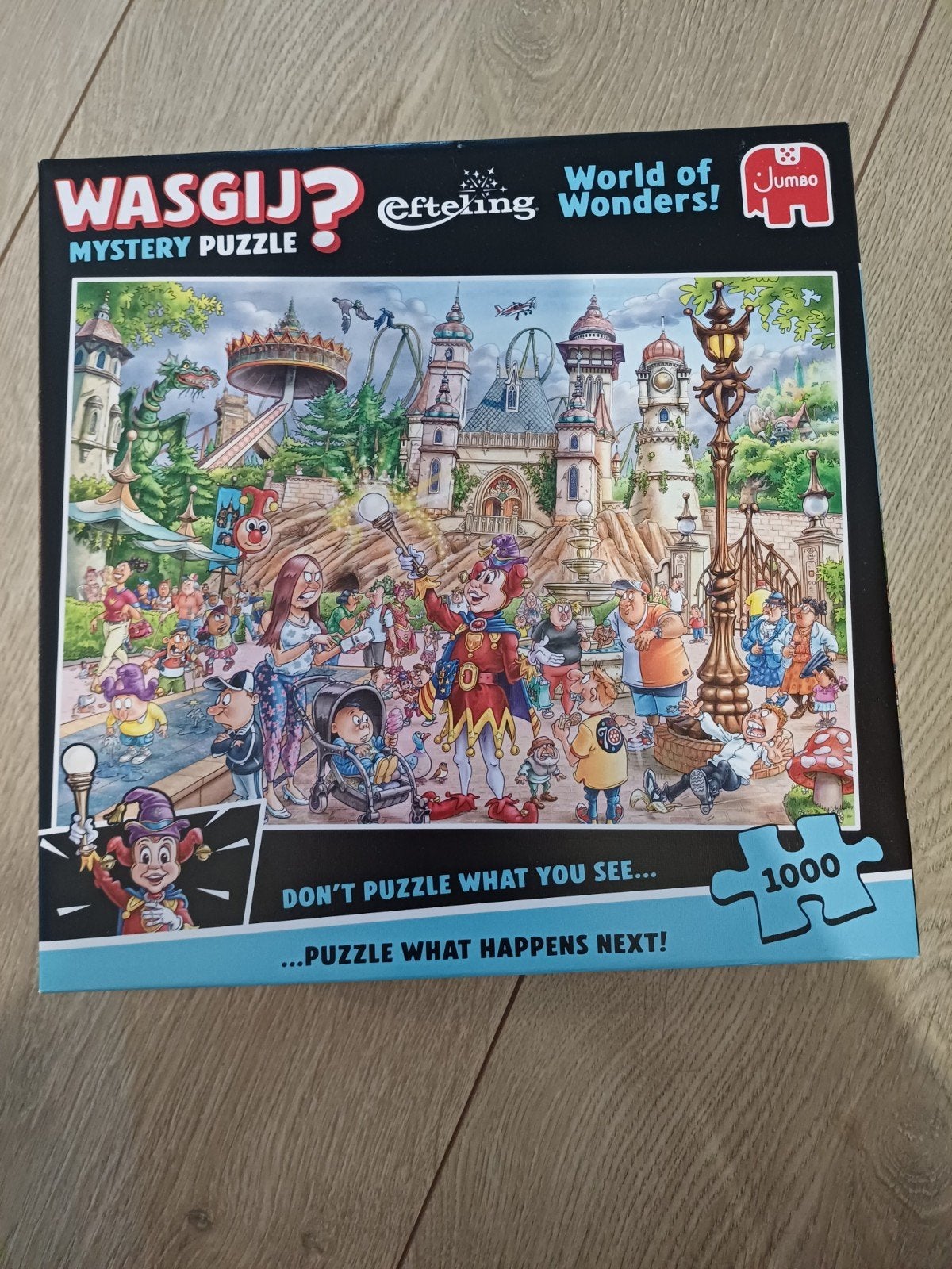 Wasgij, Mysterie, Efteling World of wonder, 1000 stukjes, Ophalen, 500 t/m 1500 stukjes, Zo goed als nieuw, Legpuzzel