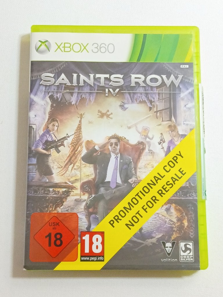 Saints Row IV - Xbox 360 - Promo Copy - Not for resale, Avontuur en Actie, Gebruikt, Vanaf 18 jaar, Microsoft
