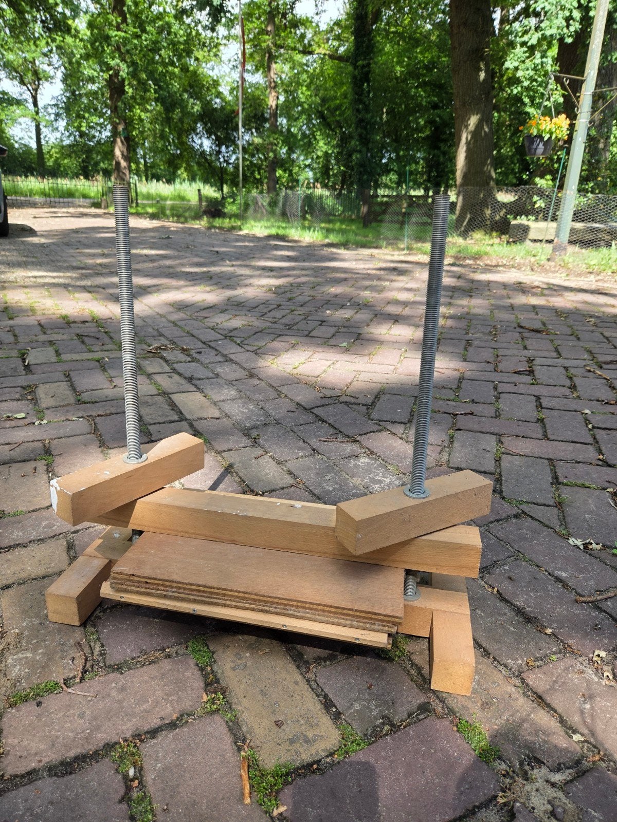 Houten boekenpers, Ophalen of Verzenden