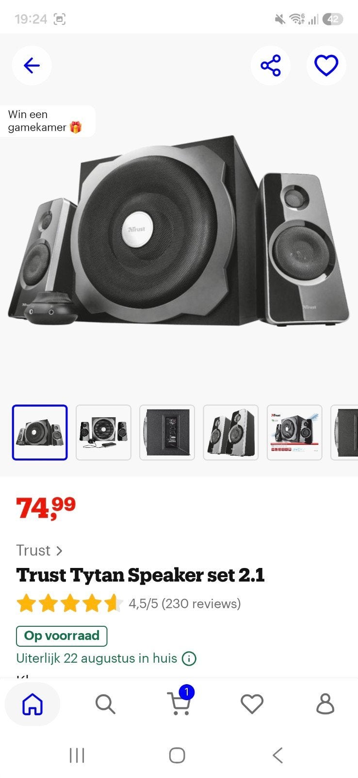Trust Tytan 2.1 Bluetooth Speakerset met Subwoofer, Computers en Software, Pc speakers, Ophalen, Gebruikt, Audiokanaal 2.1, Trust Overige merken